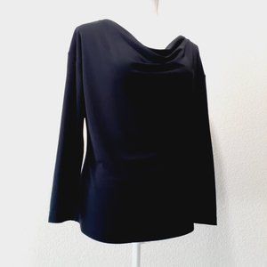 St. John Drape Neck Top
